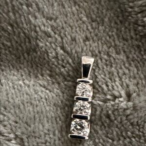 1/2 carat diamond pendant.